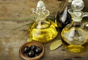 Olivový olej pro masáž prsního oleje